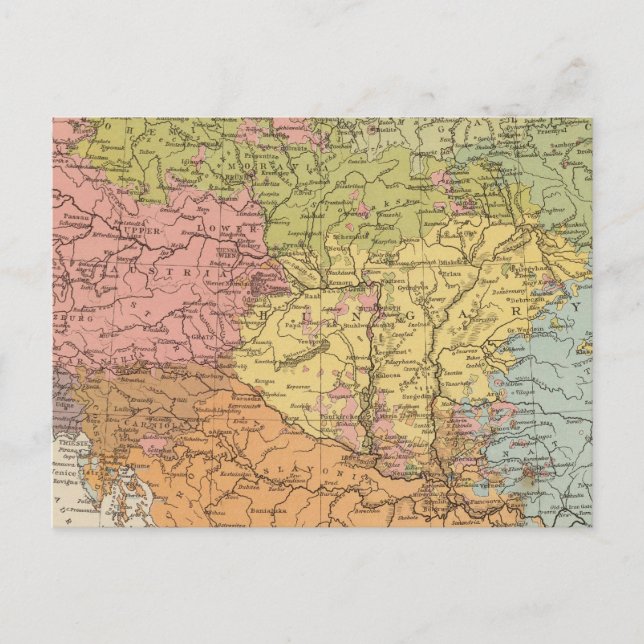 Ethnog Austria Hungary Postcard (Front)