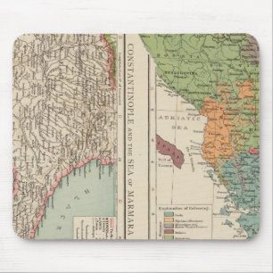 Ethnog Balkan Peninsula, Constantinople Mouse Mat