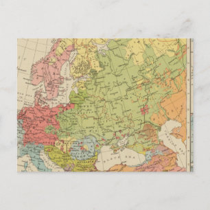 Ethnographic Europe Postcard