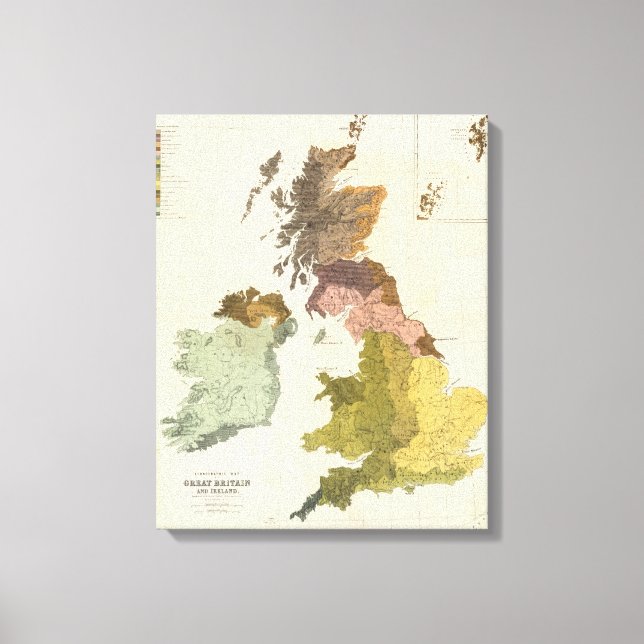 Ethnographic, Gt Brit, Ireland Canvas Print (Front)
