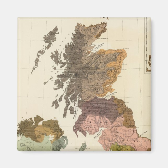 Ethnographic, Gt Brit, Ireland Magnet (Front)