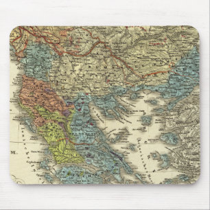 Ethnographic Map of Ottoman Empire Mouse Mat