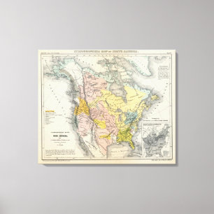 Ethnographs of North America Canvas Print