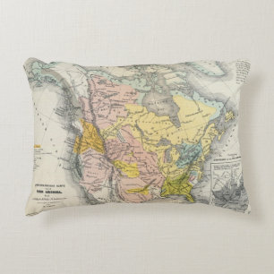 Ethnographs of North America Decorative Cushion