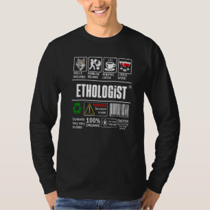 Ethologist Label Skills Solving Coffee Wine 1 T-Shirt
