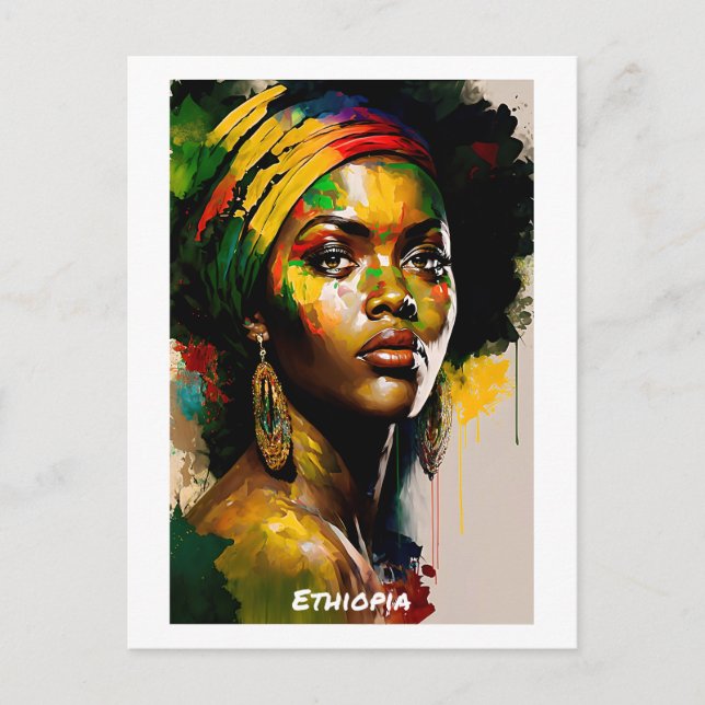 Ethopia Postcard - World of Women Collection (Front)