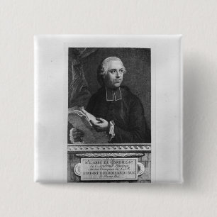 Etienne Bonnot de Condillac 15 Cm Square Badge
