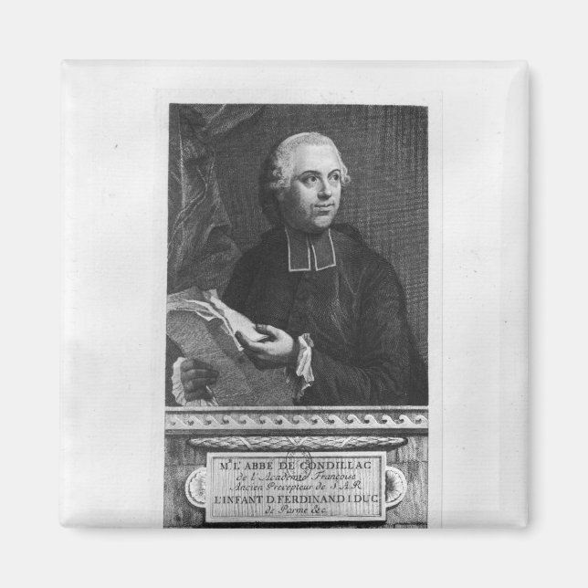 Etienne Bonnot de Condillac Magnet (Front)