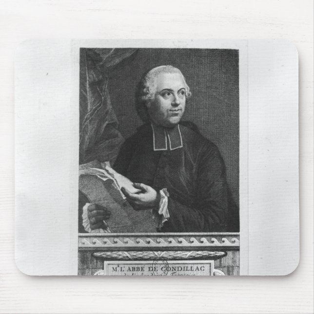 Etienne Bonnot de Condillac Mouse Mat (Front)