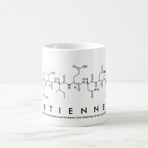 Etienne peptide name mug