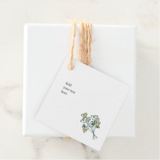 Etiquetas para regalos con globos geométricos favour tags