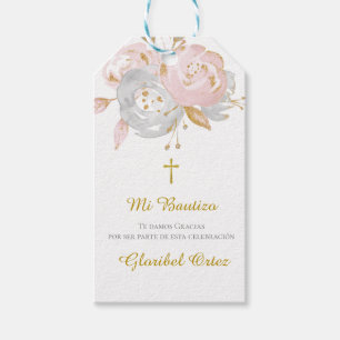 Etiquetas personalizadas de Confirmación Gift Tags