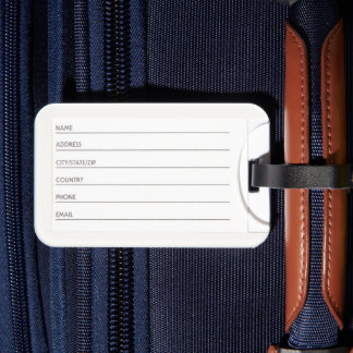Etiquette de bagages blason de L'Aigle Normandie Luggage Tag
