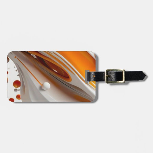 Étiquettes à bagages luggage tag (Front Horizontal)