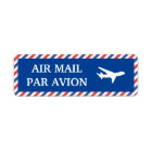 Etiquettes air mail