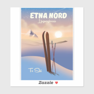 Etna Nord Linguaglossa Ski poster