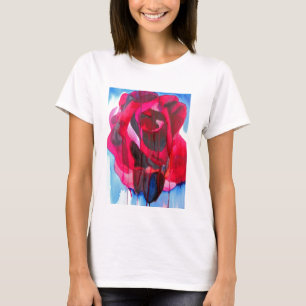 Etoile de Holland modern rose original art T-Shirt