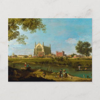 Eton College by Canaletto (1754) Postcard
