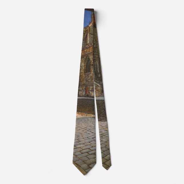 Eton College Chapel by Anna Alma Tadema Tie (Front)