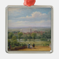 Eton College from the terrace of Windsor Castle