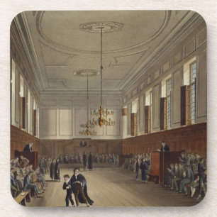 Eton School Room, from 'History of Eton College', Coaster