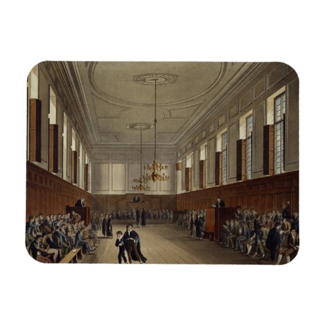 Eton School Room, from 'History of Eton College', Magnet (Horizontal)