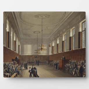 Eton School Room, from 'History of Eton College', Plaque