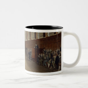 Eton School Room, from 'History of Eton College', Two-Tone Coffee Mug