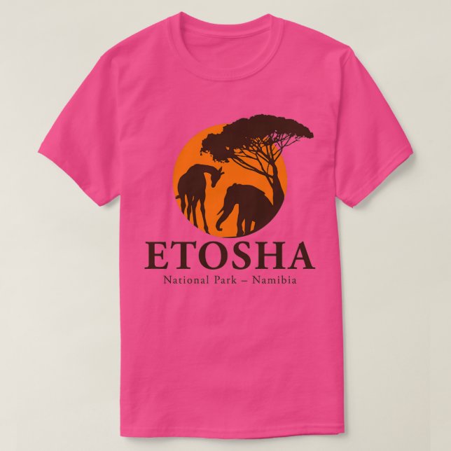 Etosha National Park Namibia T-Shirt (Design Front)