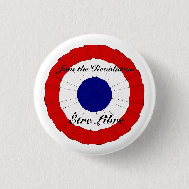 Être Libre Button Small (Front)