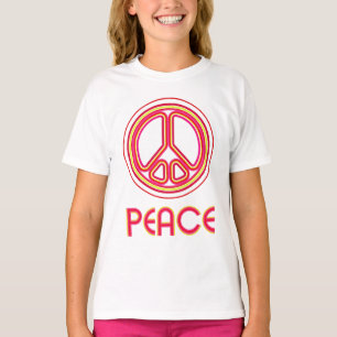 etro Psychedelic Peace Sign Linear Graphic T-Shirt