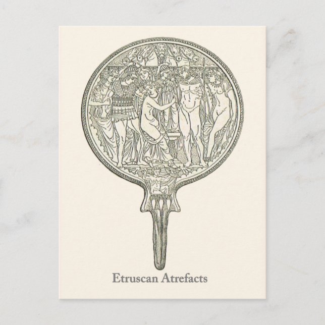 Etruscan Artefacts 4 Postcard (Front)