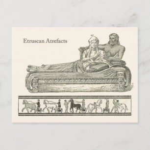Etruscan Artefacts Postcard