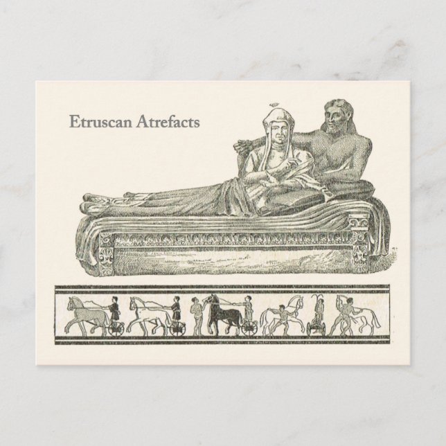 Etruscan Artefacts Postcard (Front)