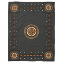 Etruscan Black Bucchero Sun-Wheel Mystical