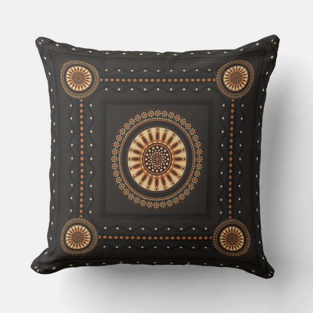 Etruscan Bucchero-style Cushion (Front)