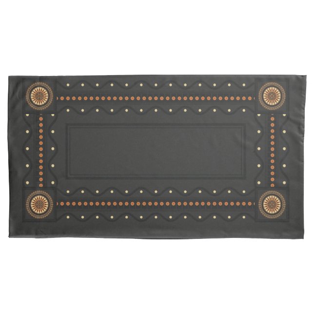 Etruscan Bucchero-style Pillowcase (Front)