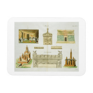 Etruscan sarcophagi and sepulchres, plate 7, class magnet