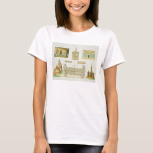 Etruscan sarcophagi and sepulchres, plate 7, class T-Shirt