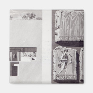 Etruscan Tombs, c. 1780 Magnet