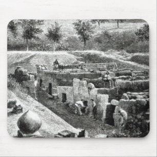 Etruscan Tombs Mouse Mat