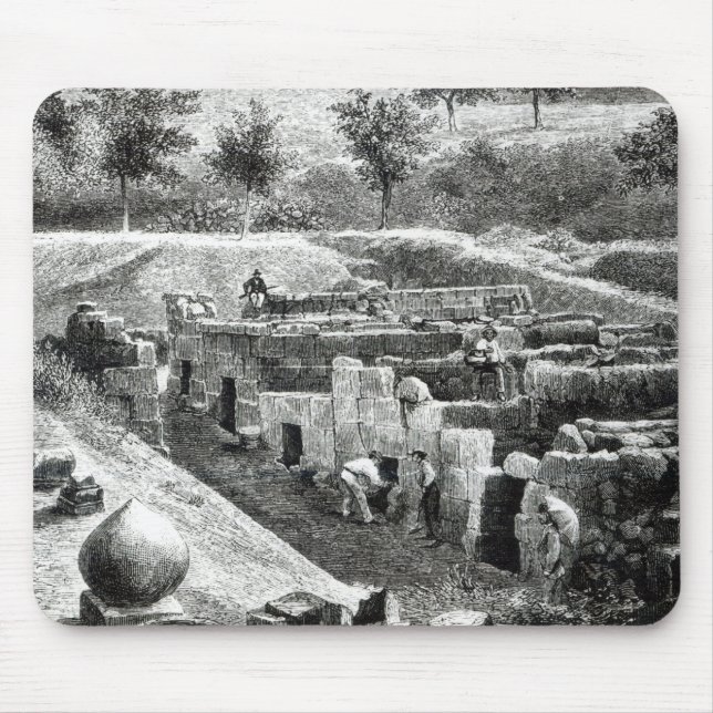 Etruscan Tombs Mouse Mat (Front)