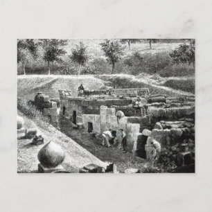 Etruscan Tombs Postcard
