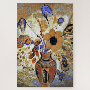 Etruscan Vase with Flowers, Redon Jigsaw Puzzle