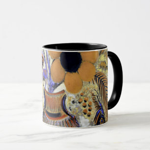 Etruscan Vase with Flowers, Redon Mug