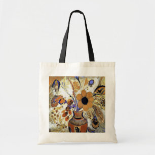 Etruscan Vase with Flowers, Redon Tote Bag