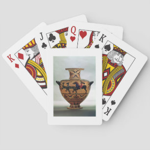 Etrusco-Ionian black-figure hydria depicting a hun Playing Cards