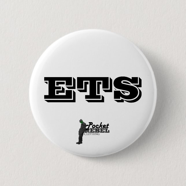 ETS 6 CM ROUND BADGE (Front)