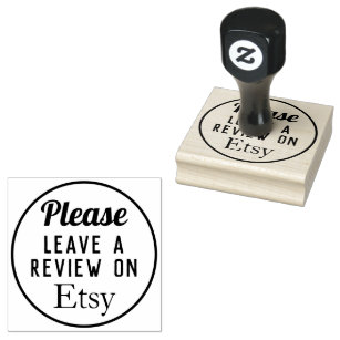 Etsy Crafting Review Rubber Stamp