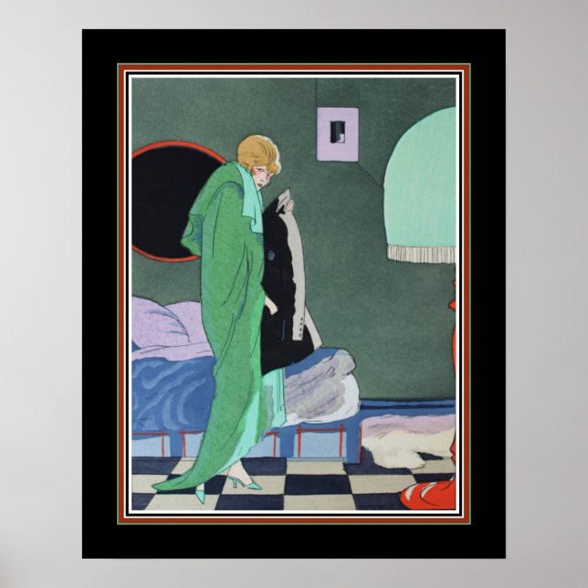 Ettore Tito Pochoir Art Deco Poster (Front)